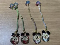 4個セット　キーホルダー　ディズニー　お正月