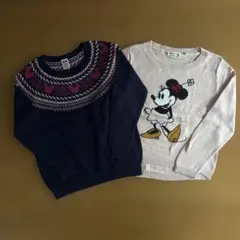 ユニクロ キッズ ディズニー ミニー セーター