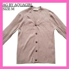 AG by aquagirl ソリストヒート(R) Vネックリブカーディガン