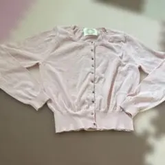 新品未使用✳️最終お値下げ✳️薄ピンクカーディガン