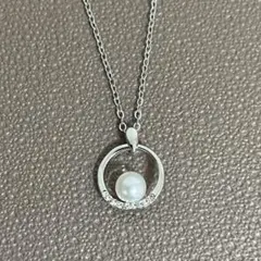 ネックレス　パール風