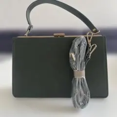 値下げ】オリーブグリーン ショルダーバッグ カーキ モスグリーン 