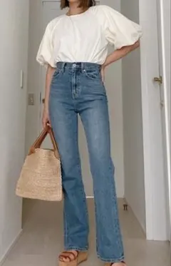 Vicente flare long denim XSサイズ