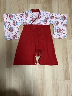 袴　ロンパース　初節句　ひな祭り　80サイズ