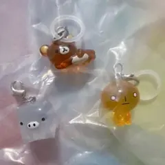 サンエックススニーバーズ マスコットチャームめじるしアクセサリー３点セット