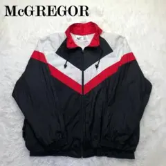 McGREGOR 80s 90s ナイロンジャケット 3色V字切替 台湾製 XLのサムネイル