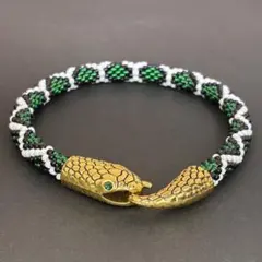 【オーダー品】SSSOOO様　蛇モチーフ　ブレスレット