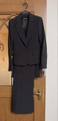 新品ブラックスーツ 3点セット ストライプ