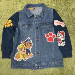 美品PAW PATROL パウパトロール デニムジャケット4T 日100cm相当