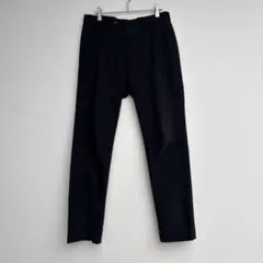 UNIQLO 感動パンツ ウールライク W79 ブラック ストレッチ