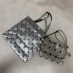 幾何学模様メタリックバッグ2点おまとめ