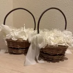 ウェディング リングピロー 2個セット