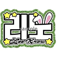 【リノ】ネームボード　ネムボ　ファンサ　文字　名前　ハングル　韓国