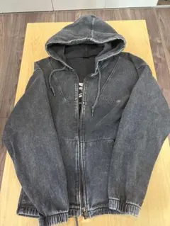 HUF ダークグレー パーカー　S