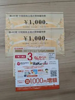 ビッグカメラ　株主優待券のサムネイル