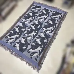 生命の樹　マルチカバー　ソファカバー　ヴィンテージラグ　129x183 ウィリアムローズ マルチカバー (ブラック) ＜240x280cm＞/ Think Bee