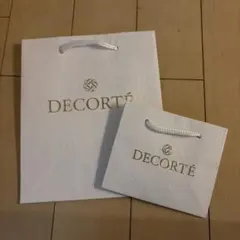 新品未使用 コスメデコルテ　ショッパー　紙袋 2枚セット