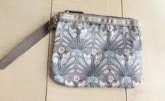 LeSportsac レスポートサック 花柄ポーチ リストレット付き