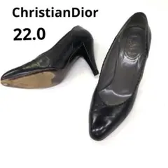 Christian Dior レザーパンプス ブラック 22.0　フォーマルのサムネイル