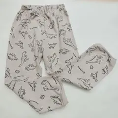 キッズ パンツ 恐竜柄 ベージュのサムネイル
