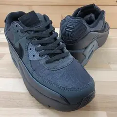 ナイキ ウィメンズ エアマックス90 LV8 ブラック 23.5cm