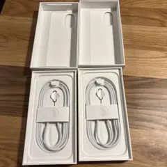 し*い様 箱のみ iPhone 16 ホワイトケーブル 2箱セット