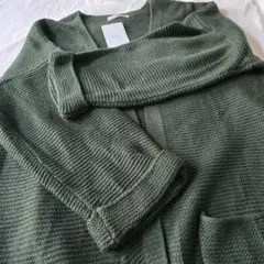 【美品】fifth ロングカーディガン カーキー Mサイズ