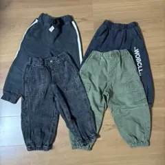 ‼️タイムセール‼️キッズ パンツ 4点まとめ売り 100サイズ