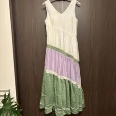 Estella.K PositanoBeltedlongDress2 サンプル品 - メルカリ