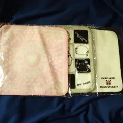 ドラッグストアズ　ポーチ　2点セット　クリア　デニム ドラッグストアズ ポーチ 2点セット クリア デニム