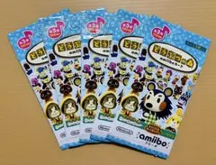 【新品未開封】どうぶつの森 amiiboカード 第3弾 5パック