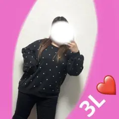 60 トップス❤️ハート柄