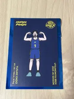 宇都宮ブレックス×Hoops Peepsステッカー　 遠藤選手