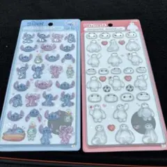 スティッチ　ベイマックス ボンボンドロップシール