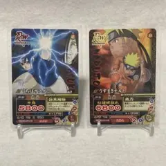 NARUTO ナルトカードゲームうずまきナルト忍-136 うちはサスケ忍-137