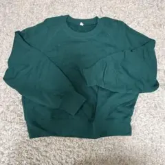 UNIQLO ダークグリーン M トレーナー