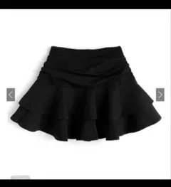 インパン裏地付きギャザーフリルミニスカート ai213 GRL グレイル
