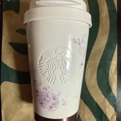 スタバ SAKURA2025 ステンレスTOGOロゴタンブラーベージュ355ml