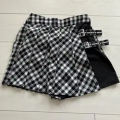 キッズ　チェック柄スカート風キュロット　 サイズ150