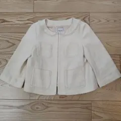 アナトリエ　ノーカラージャケット　ツイードジャケット　セレモニー　オケージョン