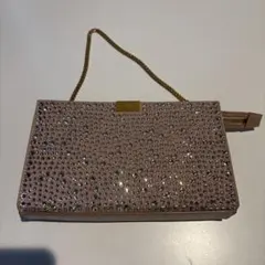 EPOCA ストーン付きベージュパーティバッグ