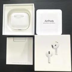 【美品】AirPods 4 ANC ノイキャン付 刻印あり 動作良好 Apple