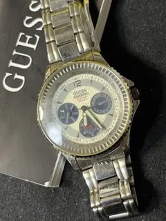★ GUESS ゲス 精悍 ウォータープロ 三つ目 メンズ 腕時計 ★保管品のサムネイル