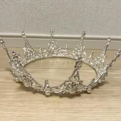 シルバー クラウン型 ヘッドドレス