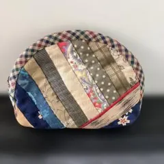 布の宿本陣✳︎冬眠中のくまさん✳︎りんご・動物・着物リメイク・古布
