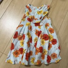 BREEZE 花柄ノースリーブワンピース 90