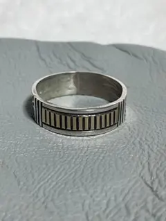 未使用 インディアンジュエリー リング 14K Mスターリング 刻印 約26号