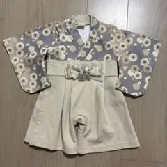 petit main 花柄着物　袴　オールインワン