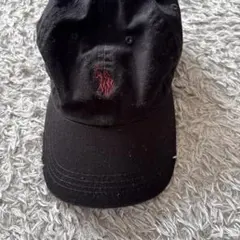 U.S. POLO ASSN. 黒ベースボールキャップ