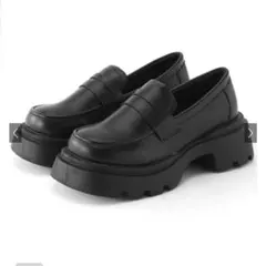 つぶあん 未使用品 FURLA フルラ 厚底 ローファー 黒 サイズ39 2025年最新】厚底ローファーの人気アイテム - メルカリ